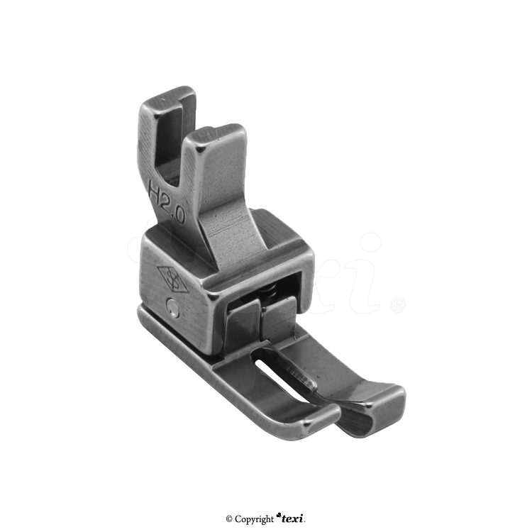TEXI 0002 - Compensating foot for household machine, right 2.0 mm - 2 Compensating foot for household machine, right 2.0 mm