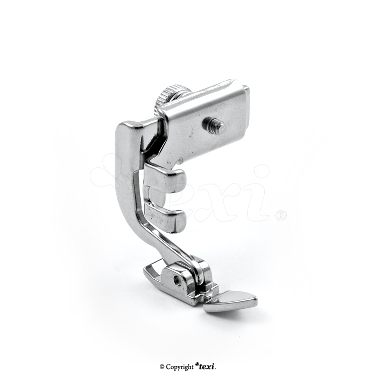 TEXI 0017 - Double-sided, narrow zipper foot (low fastening type) for household machine - 2 Double-sided, narrow zipper foot (low fastening type) for household machine