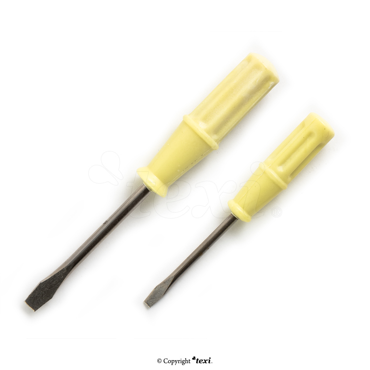 TEXI 4012 - Screwdrivers: for bobbin case + for machine - 2 Screwdrivers: for bobbin case + for machine