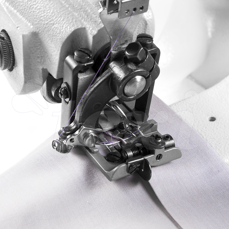 Blind stitch machine for light and medium materials, with AC Servo motor and needle positioning - complete sewing machine with 2 years warranty