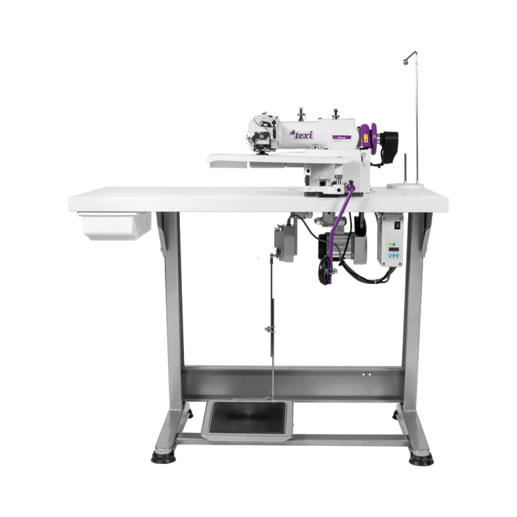 Blind stitch machine for light and medium materials, with AC Servo motor and needle positioning - complete sewing machine with 2 years warranty