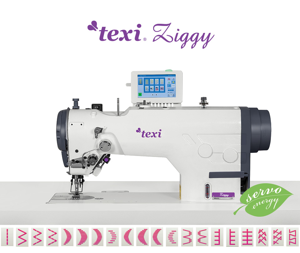 TEXI ZIGGY PREMIUM EX - Electronic zigzag - complete sewing machine with 2 years warranty - 2 Electronic zigzag - complete sewing machine with 2 years warranty