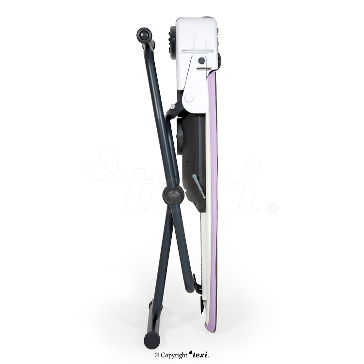 TEXI HESTIA - Compact ironing table with automatic, integrated steam generator and iron - PTFE shoe for iron and bottle for filling steam generator tank for FREE - 2 Compact ironing table with automatic, integrated steam generator and iron - PTFE shoe for iron and bottle for filling steam generator tank for FREE