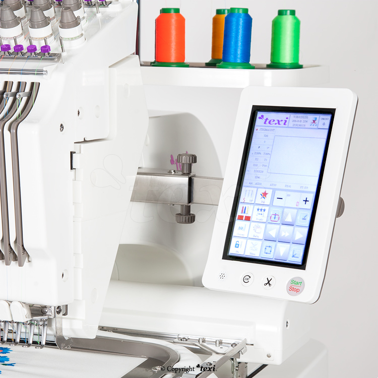 TEXI IRIS 10 - Embroidery machine - 1-head, 10-needle - 5 Embroidery machine - 1-head, 10-needle