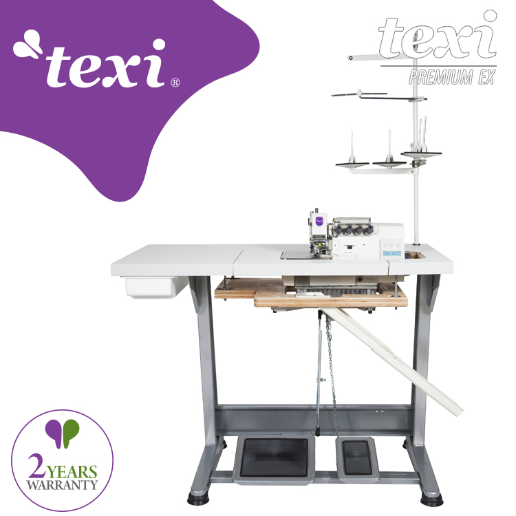 4-thread, mechatronic overlock machine with needles positioning - complete sewing machine - 2 years warranty