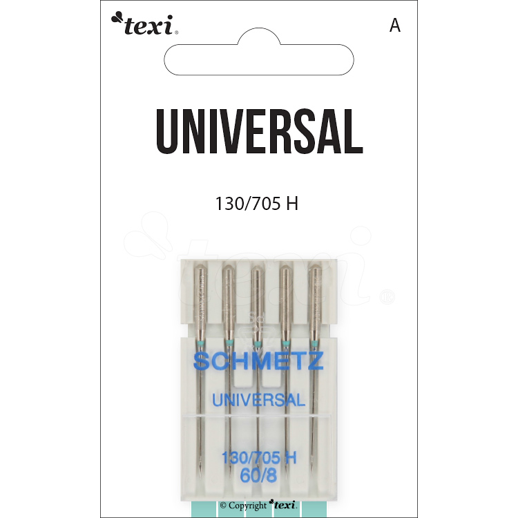 Universal needles for household machines, 5 pcs, size 60