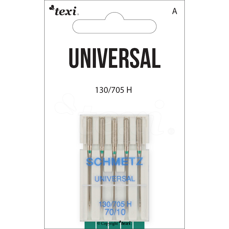 Universal needles for household machines, 5 pcs, size 70
