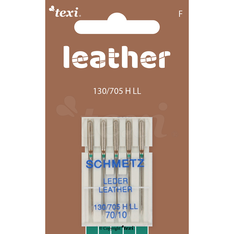 Leather needles for household machines, 5 pcs, size 70