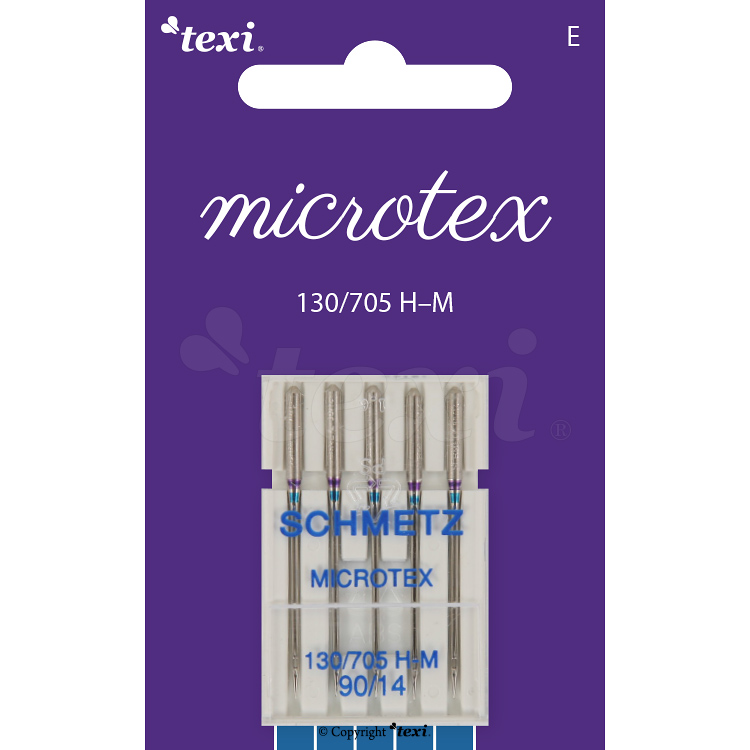 Microtex needles for household machines, 5 pcs, size 90