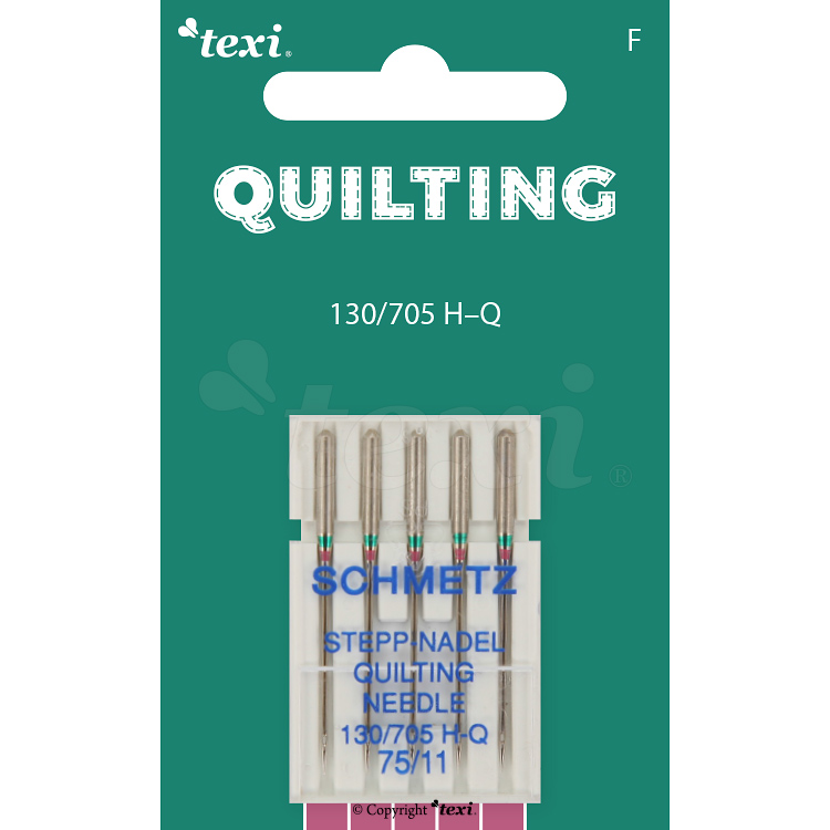 Quilting needles for household machines, 5 pcs, size 75