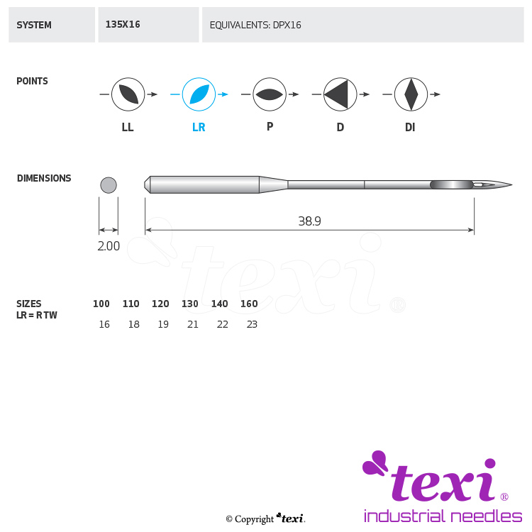 Sewing machine needle