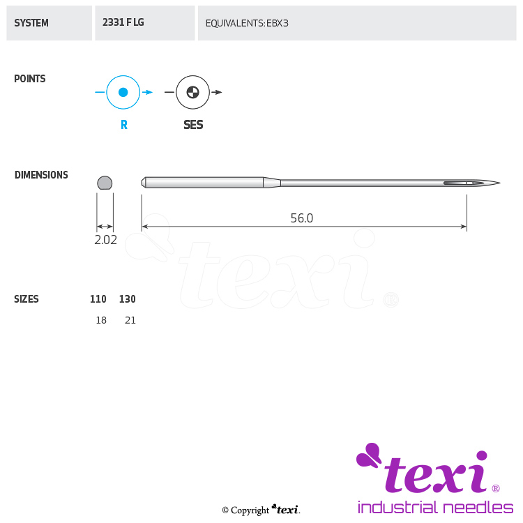 Sewing machine needle