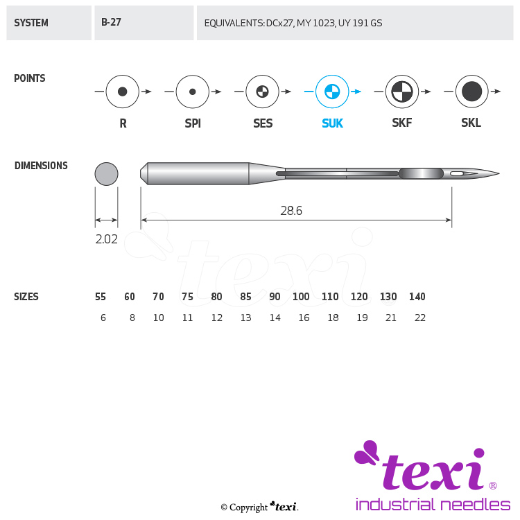 Sewing machine needle