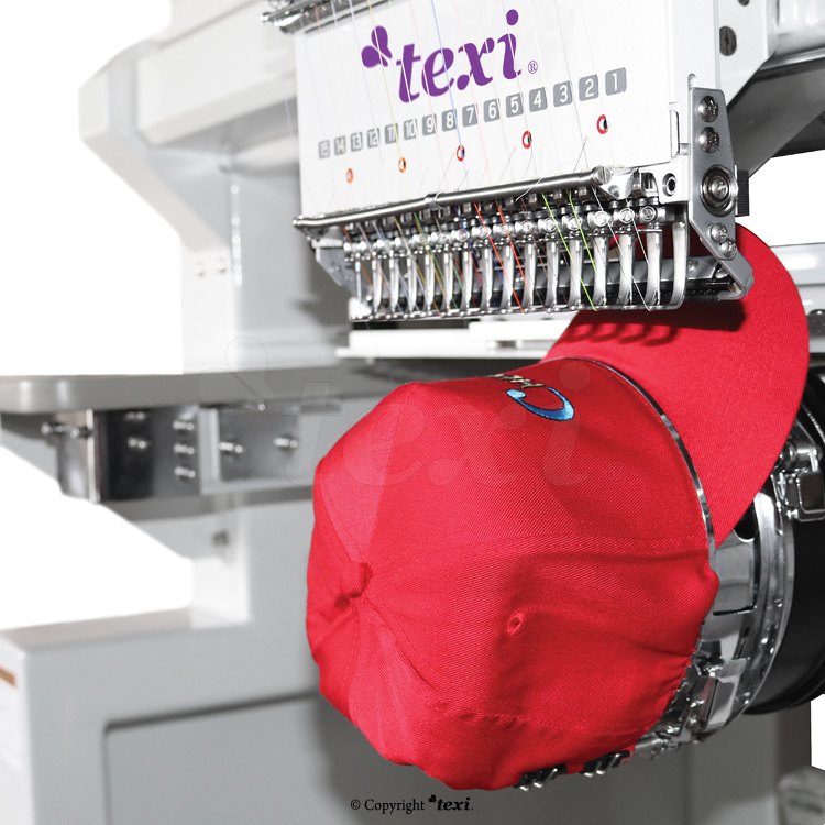 TEXI 1208 TS PREMIUM LARGE - Industrial, eight-head, twelve-needle embroidery machine with an enlarged field of work - 2 Industrial, eight-head, twelve-needle embroidery machine with an enlarged field of work