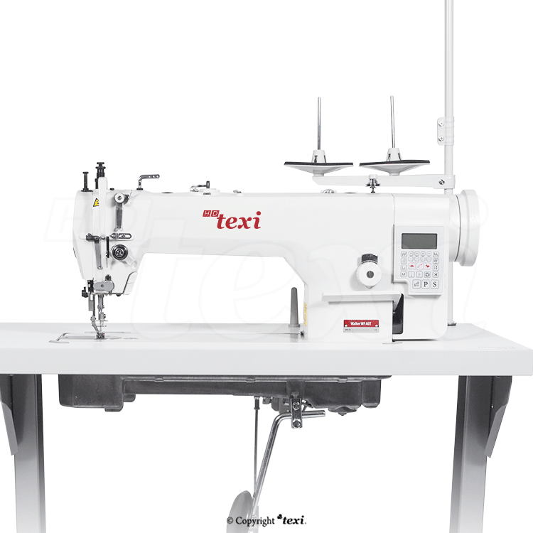 TEXI WALKER WF AUT PREMIUM EX - Automatic upholstery and leather lockstitch machine with AC Servo motor bottom feed and walking foot, large hook - complete sewing machine - 3 Automatic upholstery and leather lockstitch machine with AC Servo motor bottom feed and walking foot, large hook - complete sewing machine