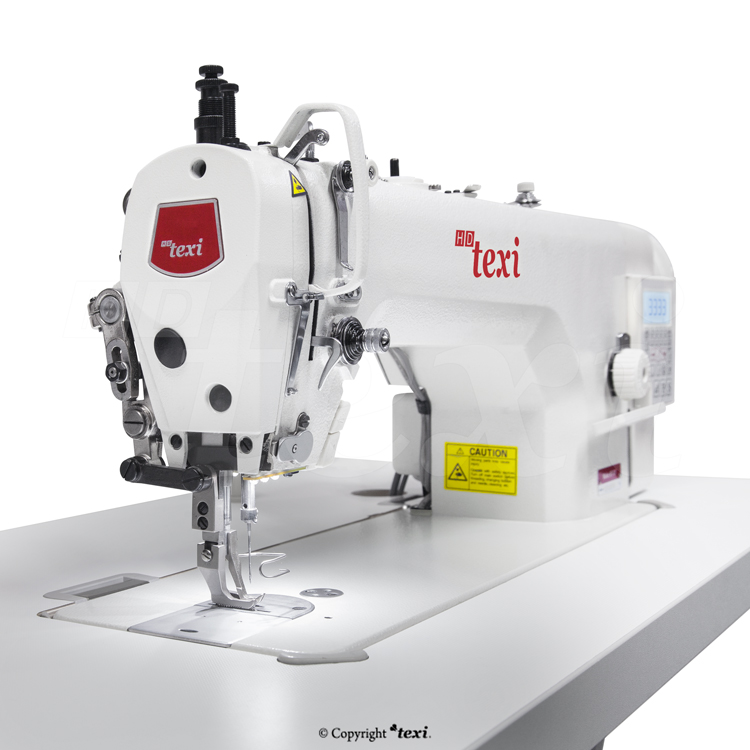 TEXI WALKER WF AUT PREMIUM EX - Automatic upholstery and leather lockstitch machine with AC Servo motor bottom feed and walking foot, large hook - complete sewing machine - 4 Automatic upholstery and leather lockstitch machine with AC Servo motor bottom feed and walking foot, large hook - complete sewing machine