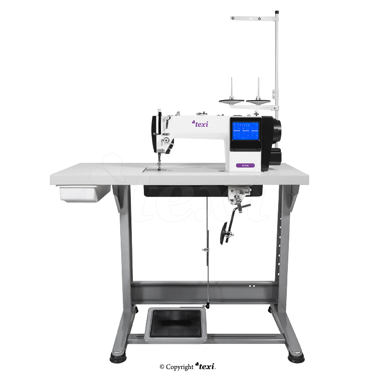 TEXI ART AUTO PREMIUM - Automatic 1-needle lockstitch sewing machine for light and medium materials, with additional possibility of sewing decorative stitches. - 1 Automatic 1-needle lockstitch sewing machine for light and medium materials, with additional possibility of sewing decorative stitches.