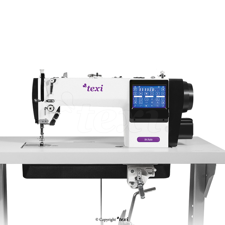 TEXI ART AUTO PREMIUM - Automatic 1-needle lockstitch sewing machine for light and medium materials, with additional possibility of sewing decorative stitches. - 4 Automatic 1-needle lockstitch sewing machine for light and medium materials, with additional possibility of sewing decorative stitches.