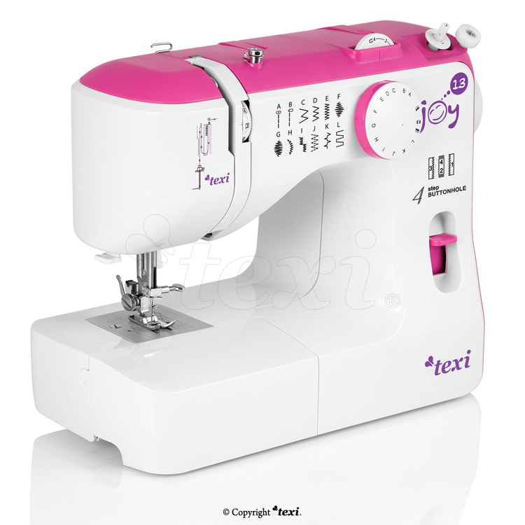 TEXI JOY 13 PINK KID SET - Multifunctional mechanical sewing machine, 13 stitches - 4 Multifunctional mechanical sewing machine, 13 stitches