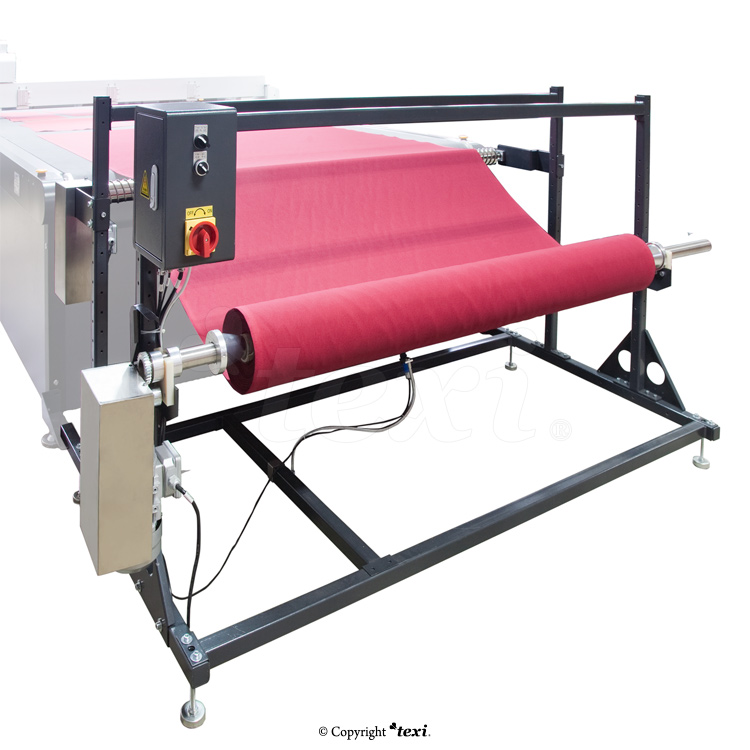 Motorized roller material loading device for TEXI XYZ 2517