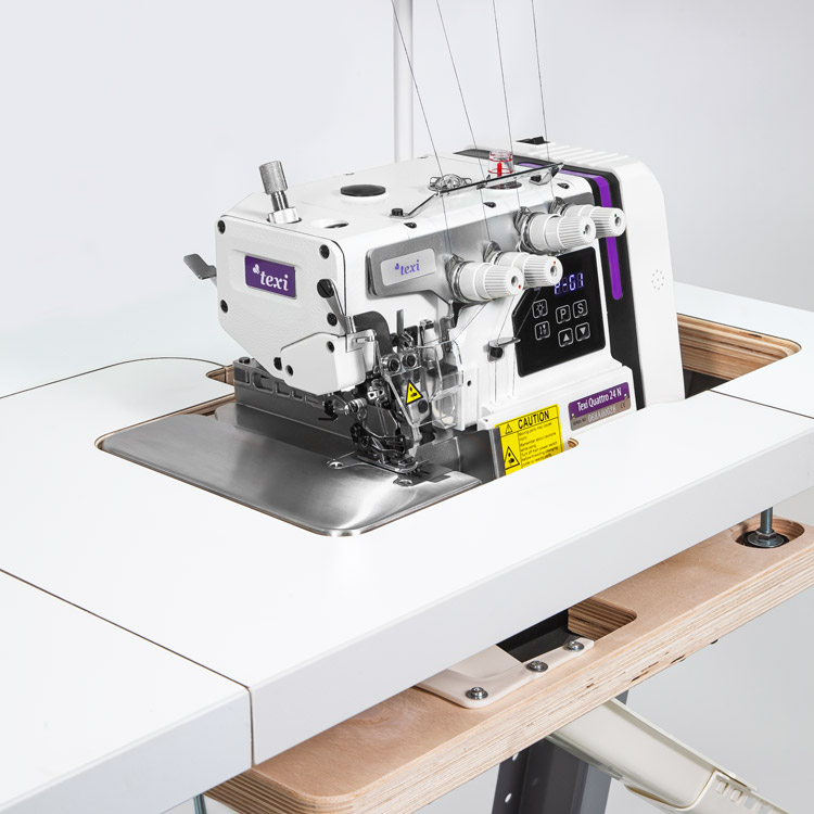 4-thread, mechatronic overlock machine with needles positioning - complete sewing machine - 2 years warranty