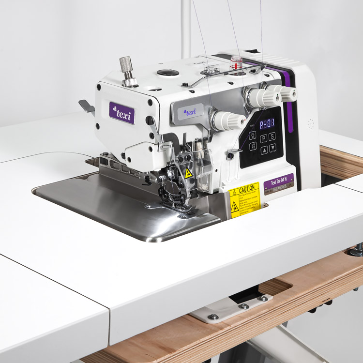TEXI TRE 04 N PREMIUM EX - 1-needle, 3-threads mechatronic overlock machine with needles positioning - complete sewing machine with 2 years warranty - 3 1-needle, 3-threads mechatronic overlock machine with needles positioning - complete sewing machine with 2 years warranty