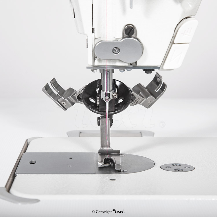 Turret for 3 presser feet for lockstitch machine