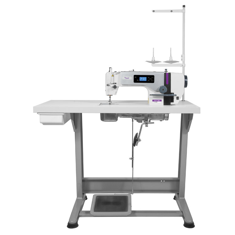 Mechatronic lockstitch machine for light and medium materials with needle positioning and thread cutting- complete machine - 2 years warranty