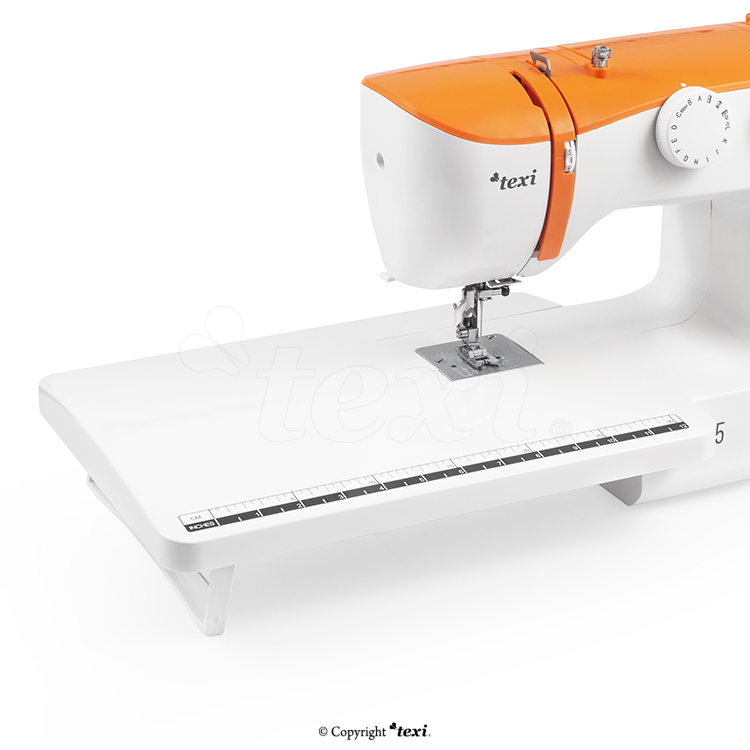 Automatic multifunctional sewing machine, 25 stitches, with extension table