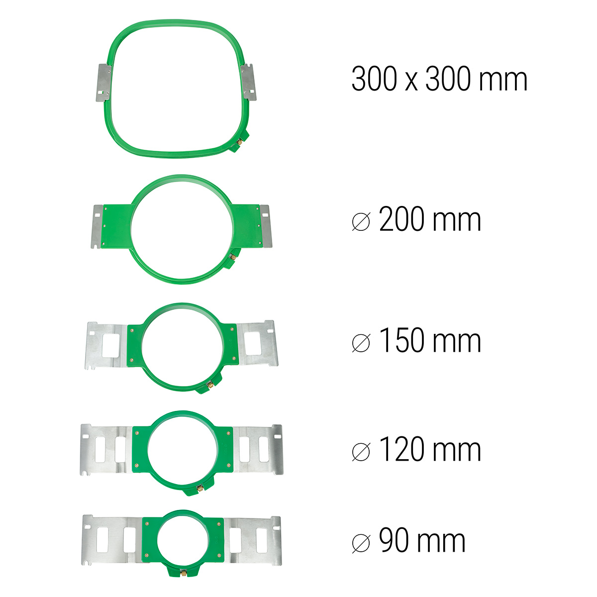 15 needle embroidery machine with working area 600 x 400 mm + hoop SET + FREE thread set