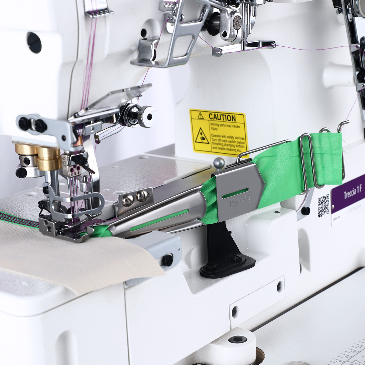 TEXI TRECCIA 1F PREMIUM - Flatbed interlock (coverstitch) 3-needle TEXI TRECCIA 1F - 3 Flatbed interlock (coverstitch) 3-needle TEXI TRECCIA 1F