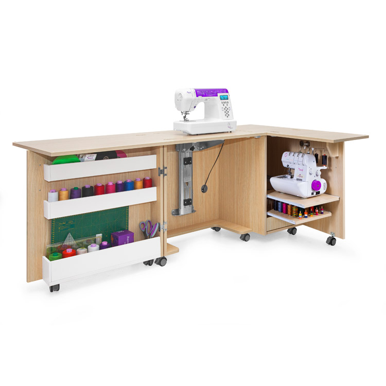 TEXI SESAME DUO O -
Folding cabinet - tailor's workshop, light oak color - 3
Folding cabinet - tailor's workshop, light oak color