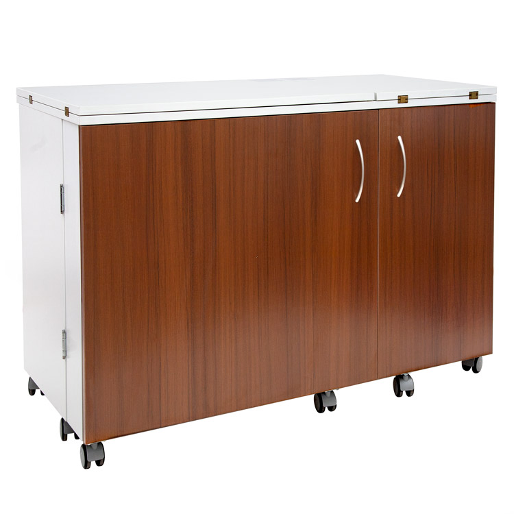 TEXI SESAME DUO T/W -
Folding cabinet - tailor's workshop, teak and white color - 2
Folding cabinet - tailor's workshop, teak and white color